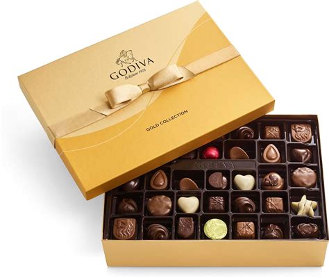 Godiva Chocolatier Gourmet Chocolate Gold T Box 72