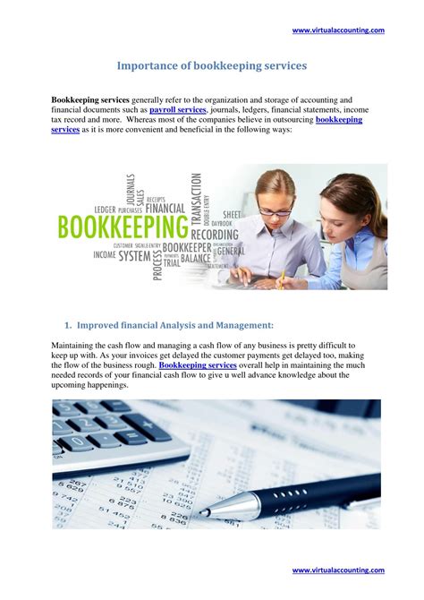 Ppt Importance Of Bookkeeping Services Powerpoint Presentation Free