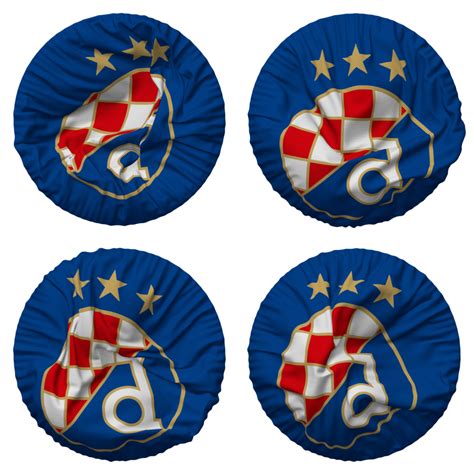 Gradanski Nogometni Klub Dinamo Zagreb Gnk Dinamo Zagreb Flag In Round