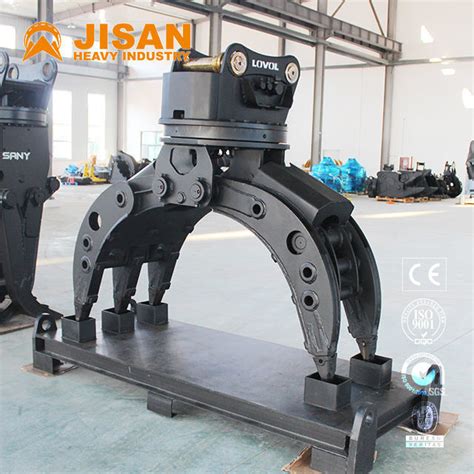 Construction Tools Hydraulic Rotating Grapple Log Crane Hydraulic Grab