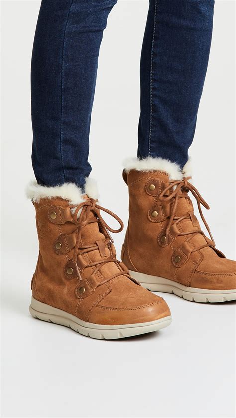 Sorel Cozy Joan Snow Boot In Camel Brown Brown Lyst