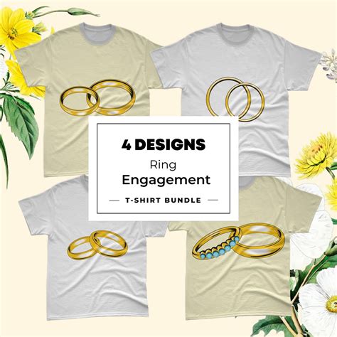 Diamond Engagement Ring Svg T Shirt Designs Bundle Masterbundles