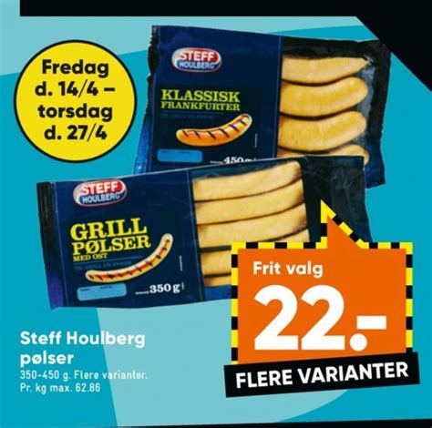 Steff Houlberg Grillpølser Bilka april 2023 Alle Tilbudsavis