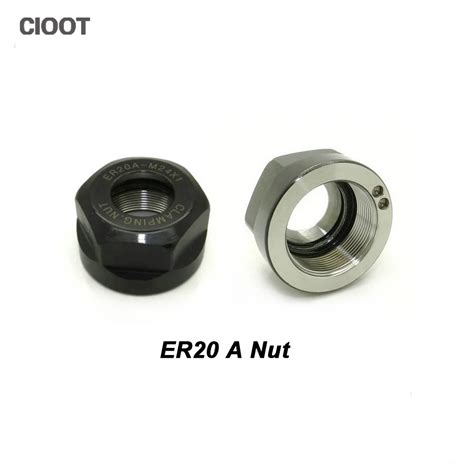 Free Shipping 1Pcs ER20 Nuts ER High Precision CNC Router Engraving