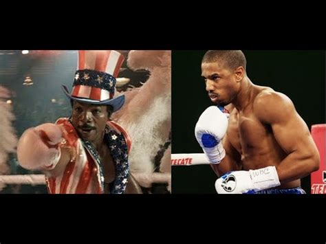 Apollo Creed Rocky II Vs Adonis Creed Creed II YouTube