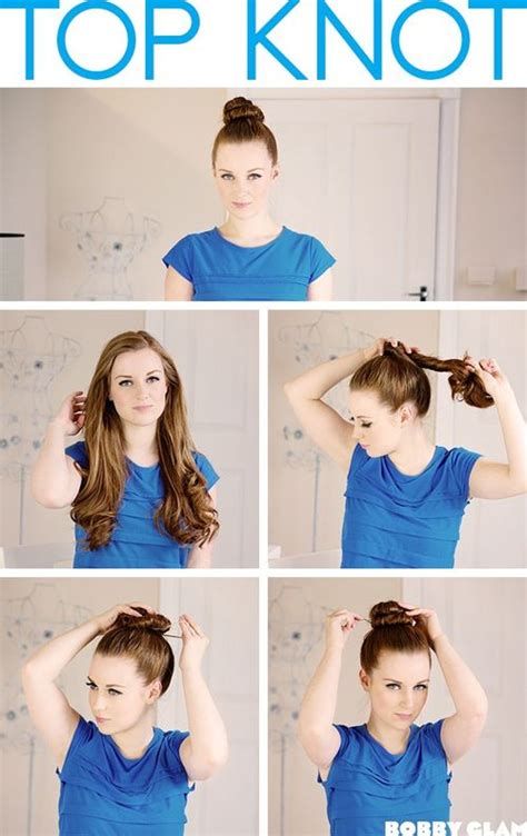 Top Knot Easy To Do Hairstyles Top Knot Hairstyles Unique Hairstyles