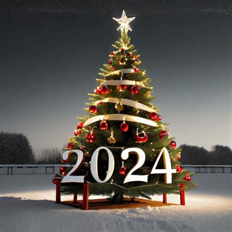 Premium Photo Christmas Tree With Decorations With The Inscription