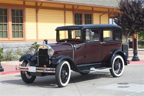 Find New Ford Model A Briggs Body Town Sedan Stock Restored