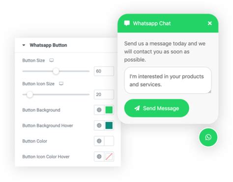 Whatsapp Chat Widget For Elementor Unlimited Elements For Elementor