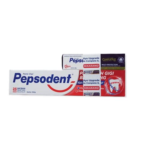 Jual Pepsodent Pasta Gigi Pencegah Gigi Berlubang Gr White Bonus