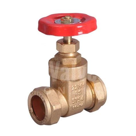 Compression End Brass Gate Valve Valves Online