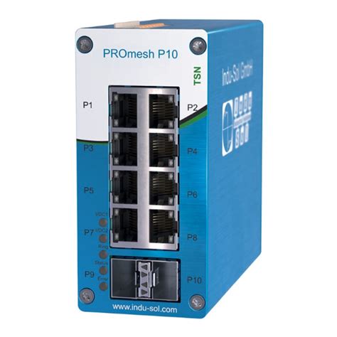 Profinet Managed Switch Promesh P20 114110022 Indusol America