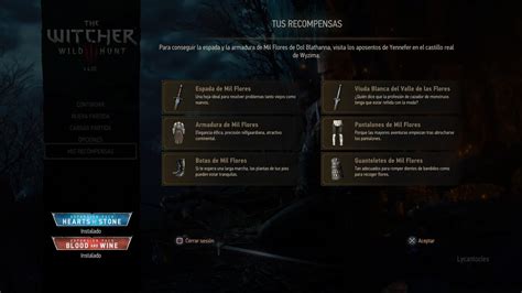 The Witcher 3 Wild Hunt cómo conseguir una armadura y dos espadas