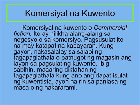 Mga Uri Ng Maikling Kuwentopdf