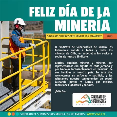 10 DE AGOSTO DÍA DEL MINERO Y LA MINERA Sindicato de Supervisores