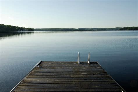 Dock On A Lake By Awseebaran