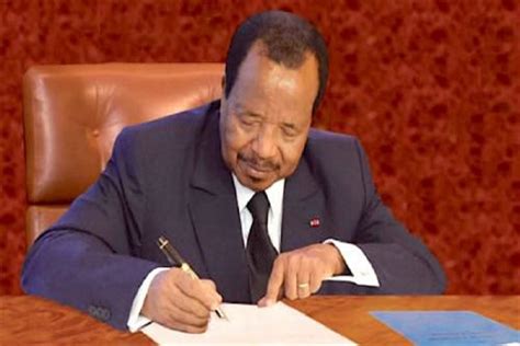 Paul Biya D Signe Son Repr Sentant Aux Obs Ques De David Eto O P Re De