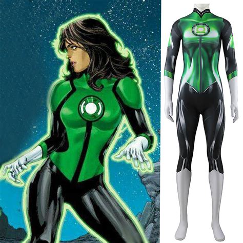 Green Lantern Jessica Cruz Cosplay Costume Hallowcos