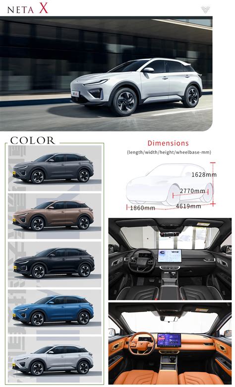 Fast Charging 2023 2024 Fashion Electric Ev Compact Suv Neta X New