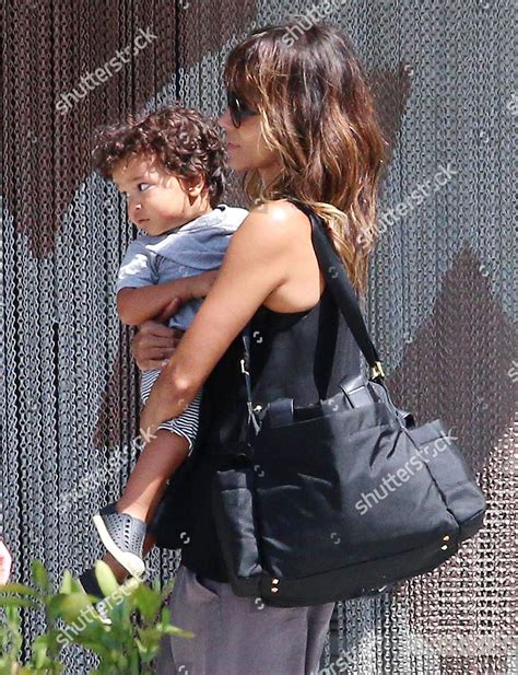 Halle Berry Son Maceo Martinez Leaving Editorial Stock Photo Stock