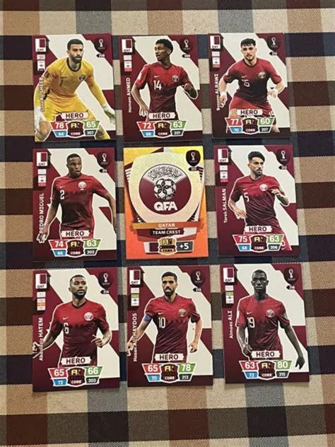 Panini Adrenalyn Xl World Cup Qatar Full Team Set Of All Qatar