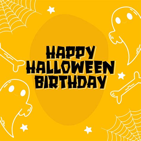 Printable Halloween Happy Birthday Cards