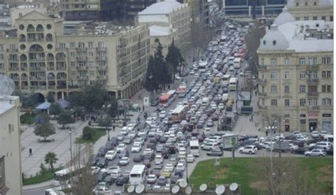 The Reason Of The Traffic Jams In Baku