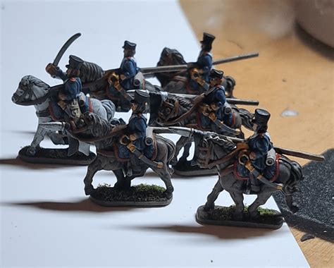 Finished Some Epic Scale Prussian Cavalry From Warlord Games Black