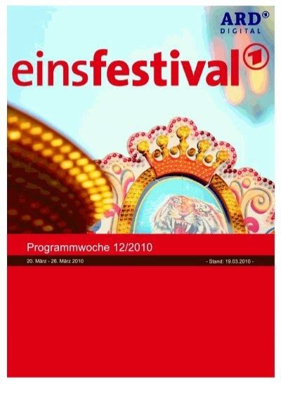 Programmwoche 12/2010 - Das Programm der ARD - Send - ARD