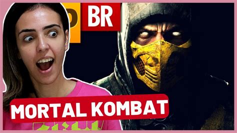 FIQUEI CHOCADA REACT Rap Do Mortal Kombat Tauz RapGame 18 YouTube