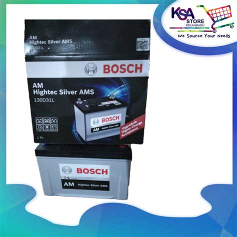 Jual Aki Mobil BOSCH MF HIGHTECH SILVER AMS 130D31L 94 AH Shopee