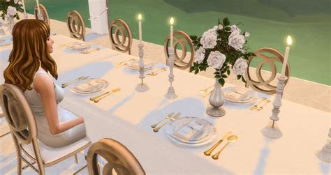 Sims July Beach Wedding Venue New Cc Set Patreon Cc