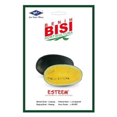 Jual Benih Bibit Semangka Inul Kuning Esteem Bisi Biji Tanaman Buah