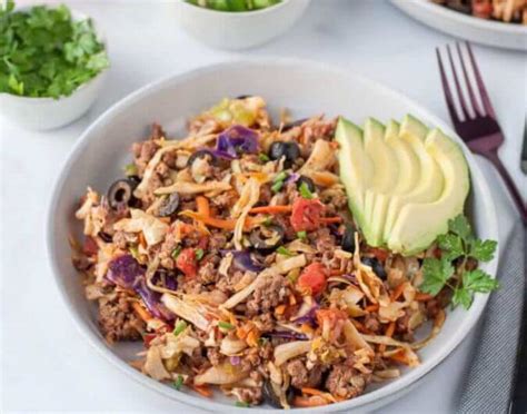 Keto Taco Slaw Healthycaresite