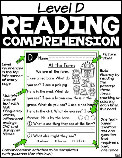 Leveled Reading Comprehension Passages Makeflowchart