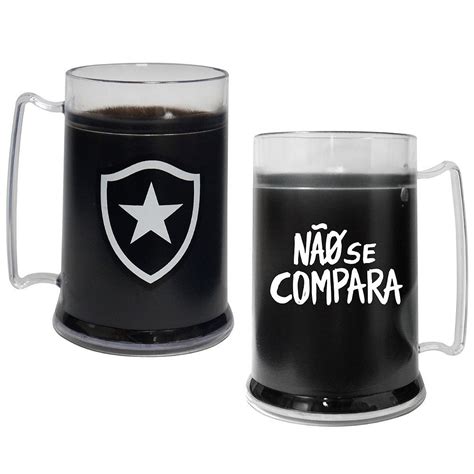 Caneca Botafogo Gel Congelante Ml Escudo Estrela Oficial