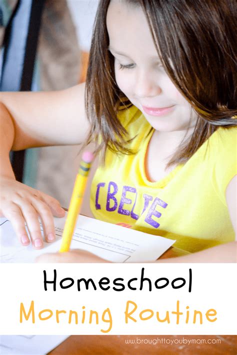 Homeschool Morning Routine