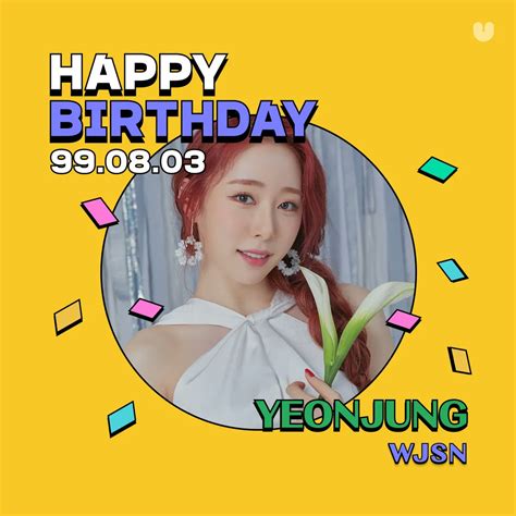 Wjsn Daily On Twitter Rt Into Universe 🎂happy Yeonjung Day 🎂