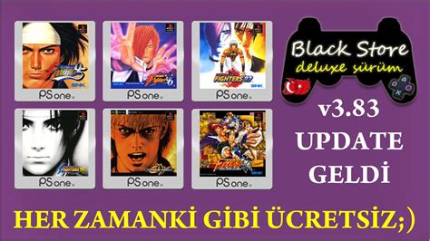 PS3 BLACK STORE v3 83 UPDATE ÇIKTI PS1 THE KING OF FIGHTERS 94 95 96