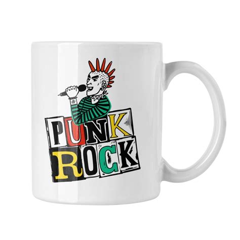 Kubek Ceramiczny Punk Rock Prezent Fana 7 330ml Zebra Zebra Sklep