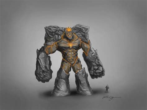 Mathias Florin Hansen Giant Stonelava Golem