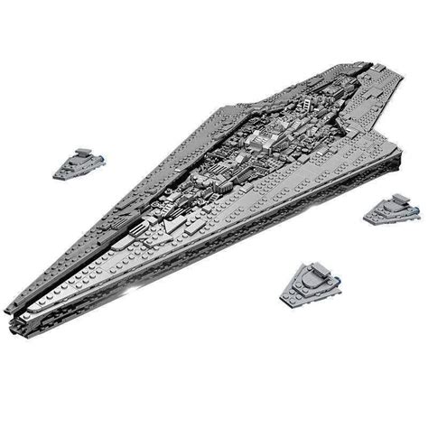 MOC Star Warship Super Star Destroyer Bricks Toys