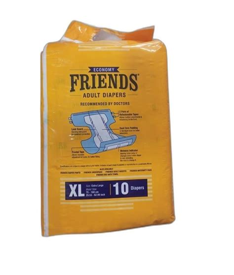 Adults Protective Underwear Friends Economy Adult Diapers Size Xl At Rs 326packet In Jaipur