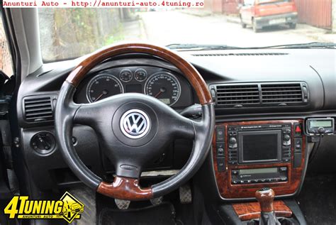 Volan Mahon Lemn Passat B Golf Bora Original Impecabil