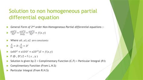 Higherorder Non Homogeneous Partial Differrential Equations Maths