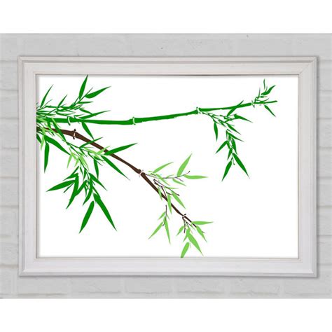 Sansibar Home Gerahmtes Leinwandbild Bamboo Branches Wayfair De