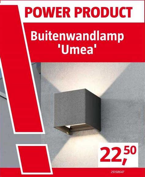 Buitenwandlamp Umea Aanbieding Bij BAUHAUS 1Folders Nl