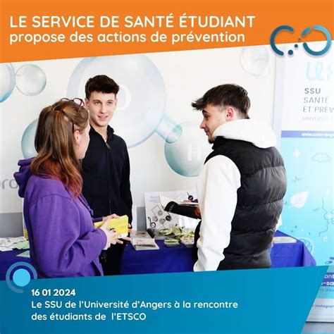 Le service de santé de l université à la rencontre de nos étudiants