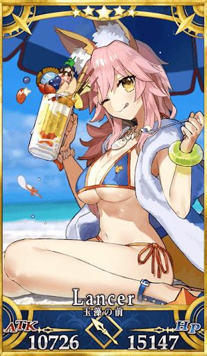 【fgo】玉藻の前水着の再臨画像とマテリアル情報 神ゲー攻略