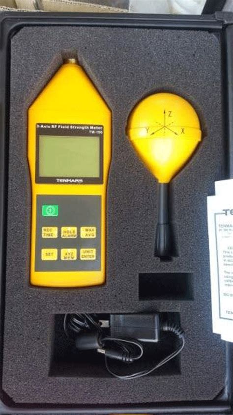 Tenmars TM 196 3 AXIS RF Field Strength Meter Rescience